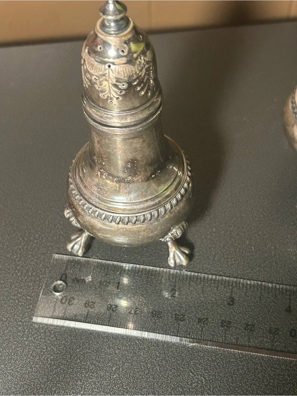 Antique E. G. Webster & Son Silver Plated Salt & Pepper Shaker Pair, Dinnerware